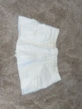 Women’s White Cargo Shorts - Classic Summer Staple